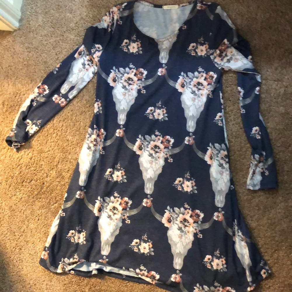 Floral skull dress